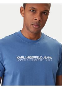 Karl Lagerfeld Jeans T-Shirt B1M17063 Niebieski Regular Fit. Kolor: niebieski. Materiał: bawełna #5