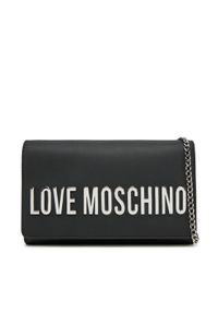 Love Moschino - LOVE MOSCHINO Torebka JC4103PP1MKD000B Czarny. Kolor: czarny. Materiał: skórzane