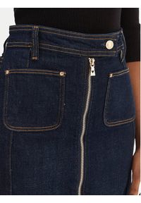 Guess Spódnica jeansowa W6RD0U D6881 Granatowy Regular Fit. Kolor: niebieski. Materiał: bawełna #5