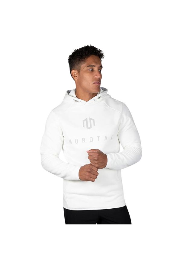 MOROTAI - Bluza treningowa męska Morotai Neo. Kolor: biały. Materiał: poliester, bawełna. Sport: fitness