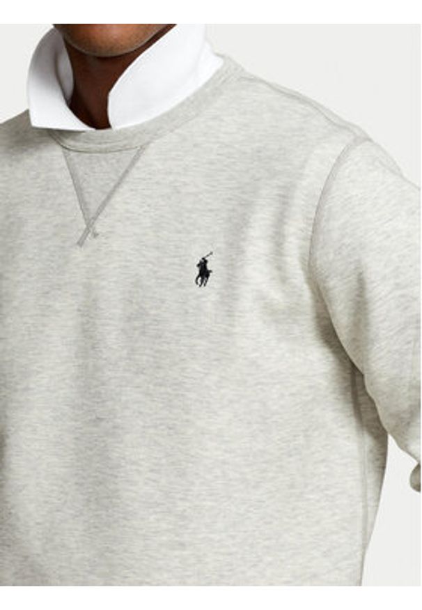 Polo Ralph Lauren Bluza 710888284002 Szary Regular Fit. Typ kołnierza: polo. Kolor: szary. Materiał: bawełna, syntetyk