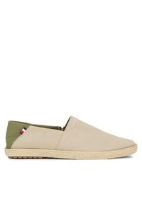 TOMMY HILFIGER - Tommy Hilfiger Espadryle Hilfiger Espadrille Core Textile FM0FM04981 Beżowy. Kolor: beżowy