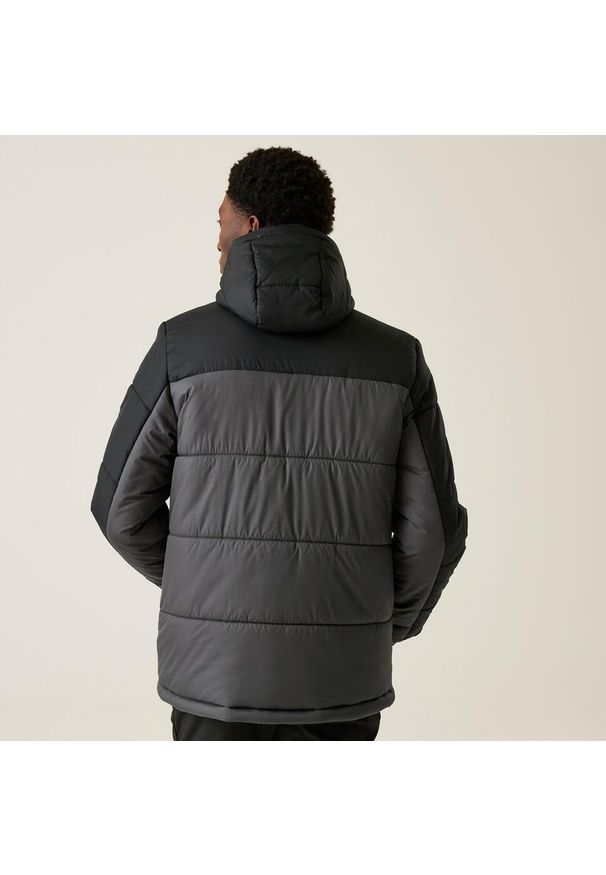 Regatta - Nevado VII Męska kurtka turystyczna z przegrodami. Kolor: szary. Materiał: puch. Sport: outdoor, turystyka piesza