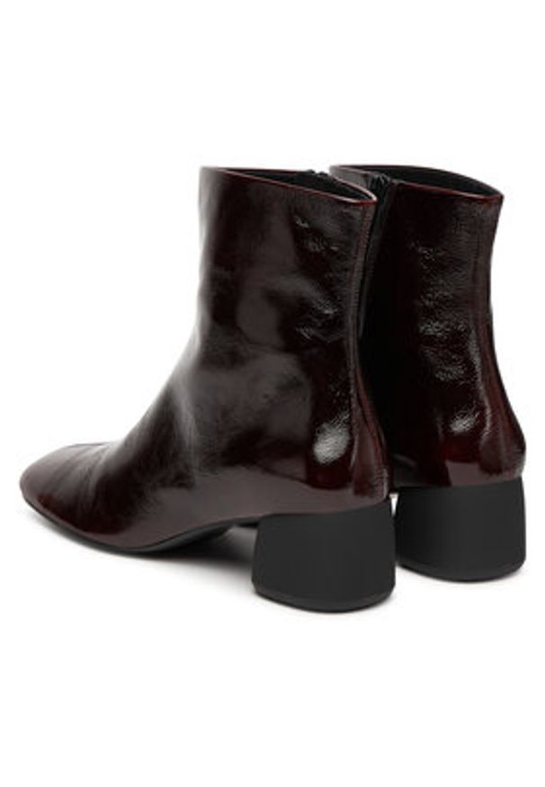 Vagabond Shoemakers Botki Livia 6056-060-38 Bordowy. Kolor: czerwony. Materiał: skóra, lakier