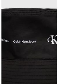 Calvin Klein Jeans kapelusz kolor czarny. Kolor: czarny. Materiał: włókno #3