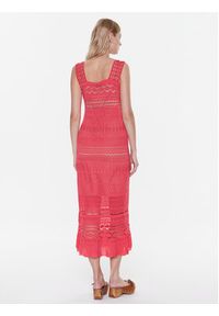 TwinSet - TWINSET Sukienka letnia 231TP3166 Różowy Regular Fit. Kolor: różowy. Materiał: syntetyk. Sezon: lato #3