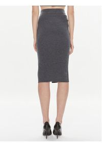 Pinko Spódnica midi Siamese 101844 A15S Szary Slim Fit. Kolor: szary. Materiał: wełna #5