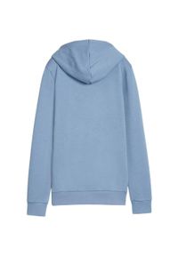 Puma - Damska Bluza Z Kapturem Z Logo ESS. Typ kołnierza: kaptur. Kolor: niebieski