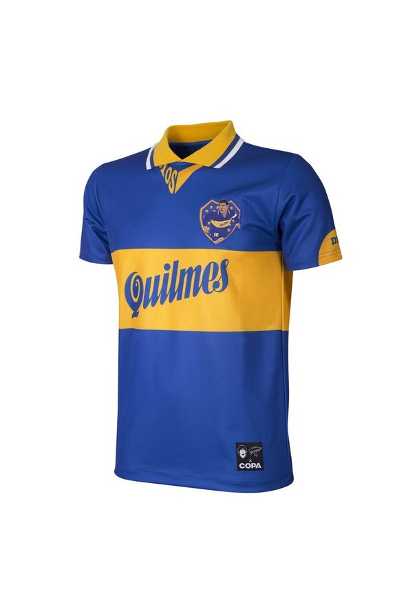COPA FOOTBALL - Maradona x COPA Camisola de Futebol Retro Boca Juniors 1995. Kolor: niebieski. Sport: piłka nożna