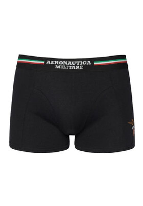 Aeronautica Militare Komplet bokserek AM1UBX001T Czarny. Kolor: czarny. Materiał: bawełna