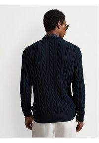 Polo Ralph Lauren Sweter 710775885555 Granatowy Regular Fit. Typ kołnierza: polo. Kolor: niebieski. Materiał: bawełna #3