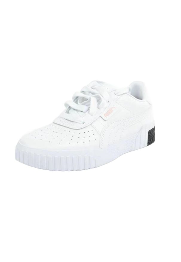 Puma - Trampki Dziecięce Skóra Cali. Kolor: biały. Materiał: skóra. Sport: turystyka piesza