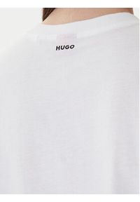 Hugo T-Shirt Dashire_4 50489198 Biały Regular Fit. Kolor: biały. Materiał: bawełna #4