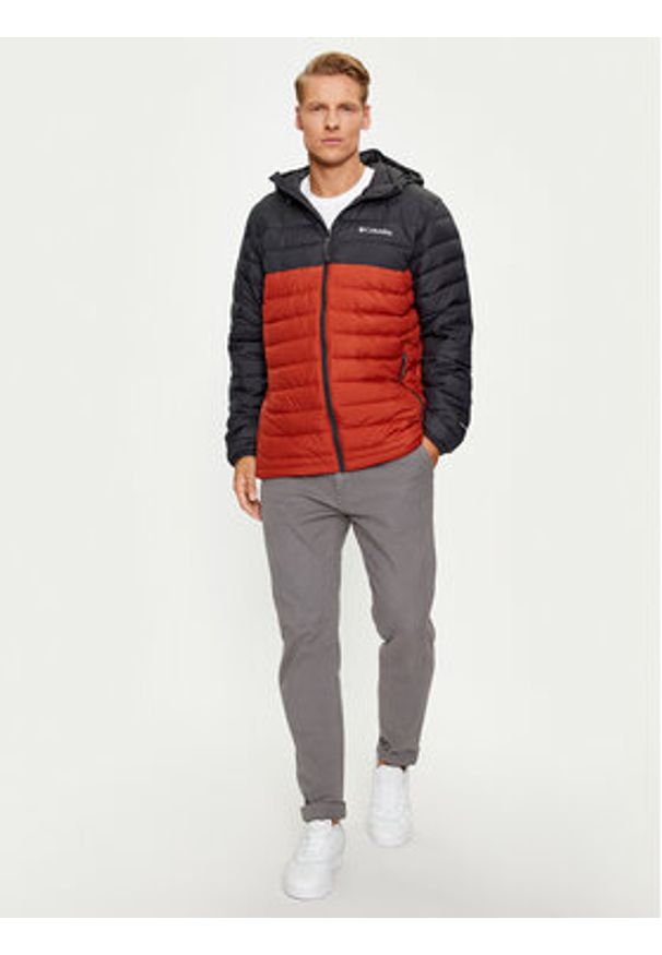 columbia - Columbia Kurtka przejściowa Powder Lite™ Hooded Jacket Pomarańczowy Regular Fit. Kolor: pomarańczowy. Materiał: syntetyk