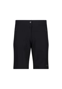 Damskie szorty bermudzkie CMP. Kolor: czarny. Sport: turystyka piesza #1