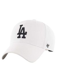 47 Brand - Czapka z daszkiem męska MLB Los Angeles Dodgers Cap. Kolor: biały. Materiał: wełna, akryl #1