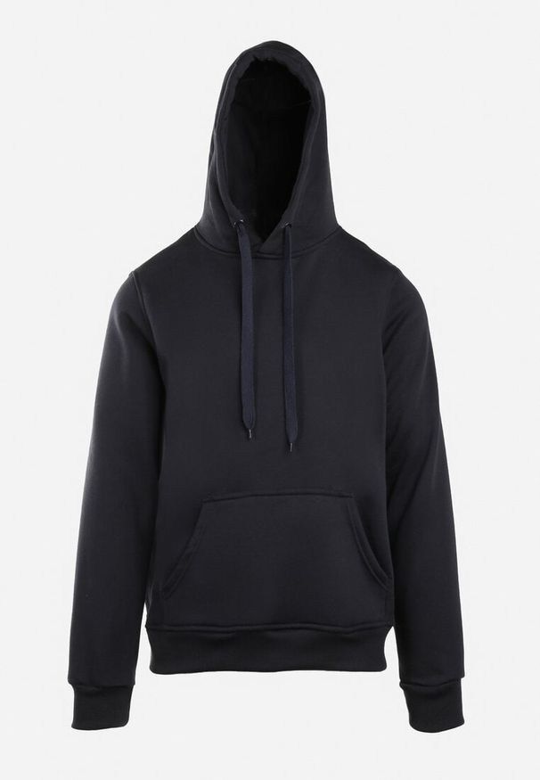 Born2be - Granatowa Bluza Evoire. Okazja: na co dzień. Typ kołnierza: kaptur. Kolor: niebieski. Styl: casual
