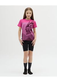 Silvini - Koszulka rowerowa (z krótkim rękawem) dziecięca SILVINI Junior Jersey DENNI. Kolor: fioletowy. Materiał: jersey. Długość rękawa: krótki rękaw. Długość: krótkie