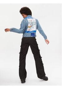 Karl Lagerfeld Jeans Kurtka jeansowa 235J1450 Niebieski Regular Fit. Kolor: niebieski. Materiał: bawełna