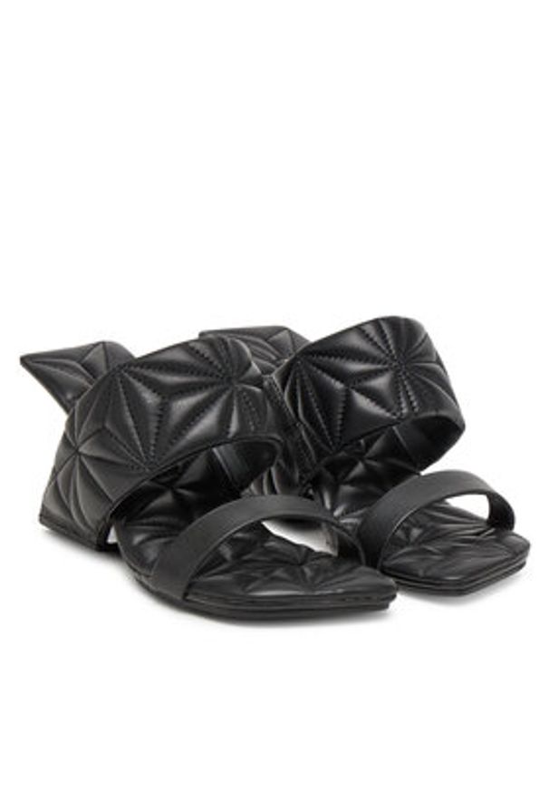 United Nude Klapki Loop Hi 10005860188 Czarny. Kolor: czarny. Materiał: skóra