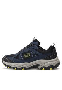 skechers - Skechers Trekkingi Stamina At-Upper Stitch 237527/NVBK Granatowy. Kolor: niebieski. Materiał: mesh, materiał. Sport: turystyka piesza #3