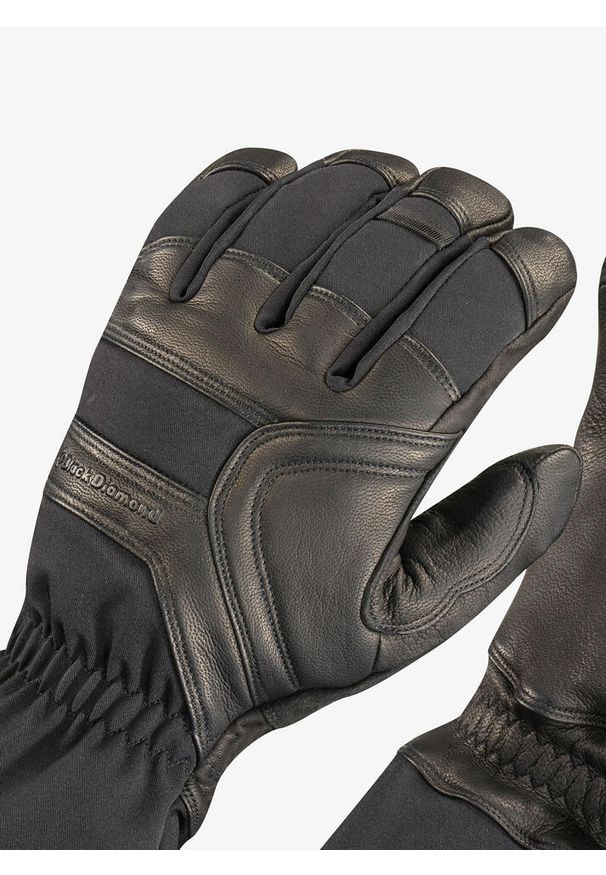 Rękawice turystyczne Black Diamond Crew Gloves. Kolor: czarny. Sport: turystyka piesza