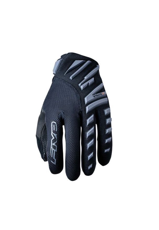 FIVE GLOVES - Rękawice ENDURO AIR - CZARNE - XS/7. Kolor: czarny. Sport: kolarstwo