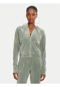 Juicy Couture Bluza Madison JCWA122001 Zielony Slim Fit. Kolor: zielony. Materiał: syntetyk