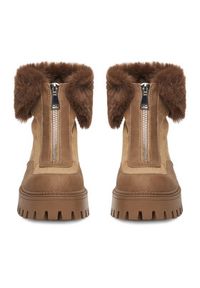 DeeZee Botki 19001-1 Brązowy. Kolor: brązowy. Materiał: materiał #7