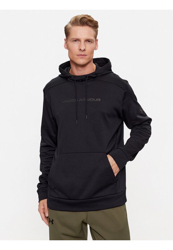 Under Armour Bluza Ua Armour Fleece Graphic Hd 1379744 Czarny Loose Fit. Kolor: czarny. Materiał: syntetyk