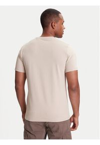 Guess T-Shirt M4GI70 KC9X0 Beżowy Slim Fit. Kolor: beżowy. Materiał: bawełna #2