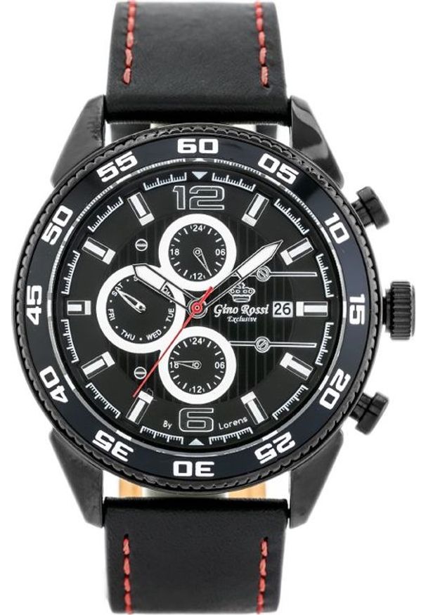 Zegarek Gino Rossi ZEGAREK MĘSKI E7131A - EXCLUSIVE(zg287c) uniwersalny