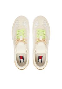 Tommy Jeans Sneakersy Tjw Low Profile Runner Knit EN0EN02992 Beżowy. Kolor: beżowy. Materiał: materiał #6