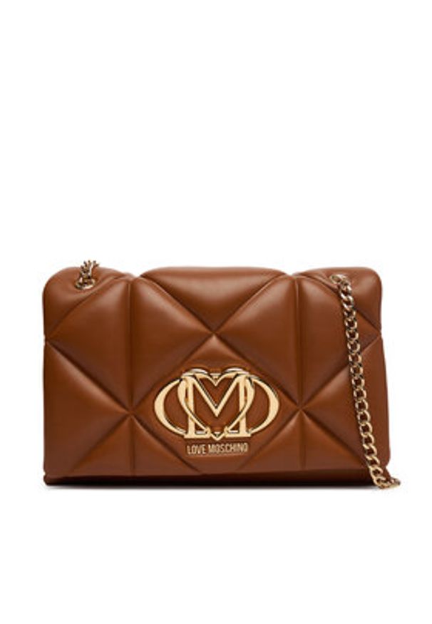 Love Moschino - LOVE MOSCHINO Torebka JC4041PP1OLC0200 Brązowy. Kolor: brązowy. Materiał: skórzane