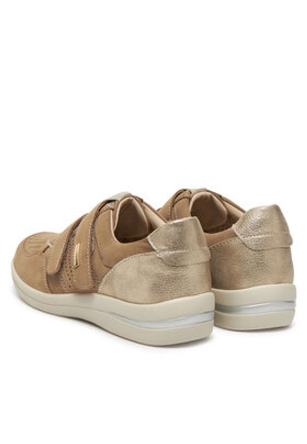 Clara Barson Półbuty WS2561-02 Beżowy. Kolor: beżowy. Materiał: materiał