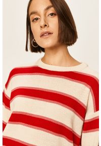 ANSWEAR - Answear - Sweter. Okazja: na co dzień. Kolor: kremowy. Materiał: dzianina, akryl. Styl: casual #3