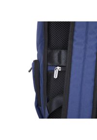 Wittchen - Męski plecak na laptopa 15,6” z boczną kieszenią. Kolor: niebieski. Materiał: poliester. Styl: casual, klasyczny #6