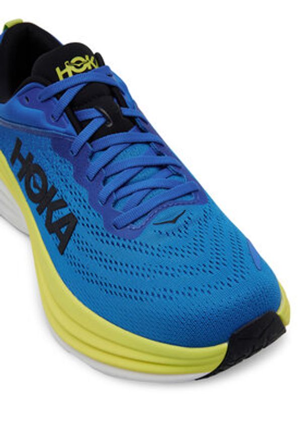 HOKA - Hoka Buty do biegania Bondi 8 1123202 Niebieski. Kolor: niebieski. Materiał: materiał