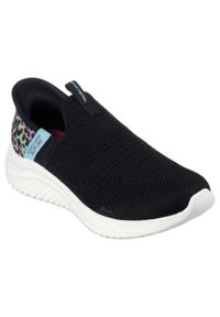 skechers - Buty do chodzenia damskie Skechers 303801LBKMT. Kolor: czarny. Materiał: guma, tkanina. Model: Skechers Sport. Sport: turystyka piesza