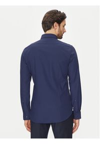 Michael Kors Koszula MK0DS01531 Granatowy Slim Fit. Kolor: niebieski. Materiał: bawełna #5