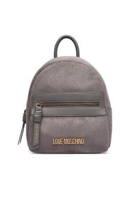 Love Moschino - LOVE MOSCHINO Plecak JC4093PP1PLD101A Beżowy. Kolor: beżowy. Materiał: materiał #1