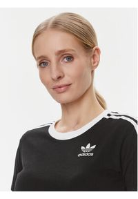 Adidas - adidas T-Shirt adicolor Classics 3-Stripes GN2900 Czarny Regular Fit. Kolor: czarny. Materiał: bawełna