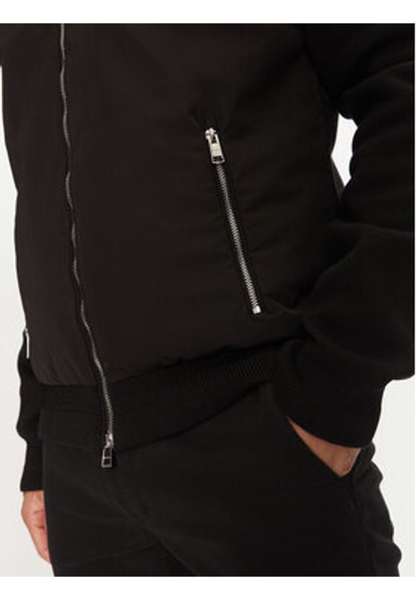 BOSS - Boss Kurtka bomber C-Darmando 50519620 Czarny Regular Fit. Kolor: czarny. Materiał: bawełna