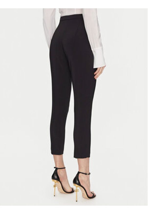 Elisabetta Franchi Spodnie materiałowe PA-076-51E2-V280 Czarny Regular Fit. Kolor: czarny. Materiał: syntetyk