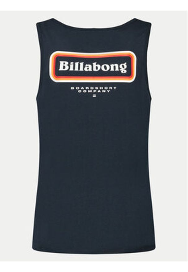 Billabong Tank top Walled EBYZT00179 Granatowy Regular Fit. Kolor: niebieski. Materiał: bawełna