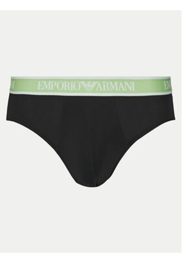Emporio Armani Underwear Komplet 3 par slipów EM000258 AF10779 MC061 Czarny. Kolor: czarny. Materiał: bawełna