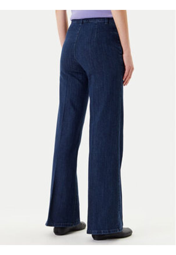 United Colors of Benetton - United Colors Of Benetton Jeansy 4TUTDF06V Granatowy Flare Fit. Kolor: niebieski