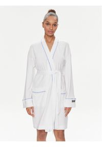 DKNY Szlafrok YI10008 Biały. Kolor: biały. Materiał: bawełna, wiskoza #1