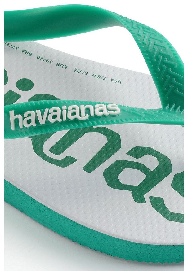 Havaianas - Japonki. Kolor: zielony. Obcas: na obcasie. Wysokość obcasa: niski