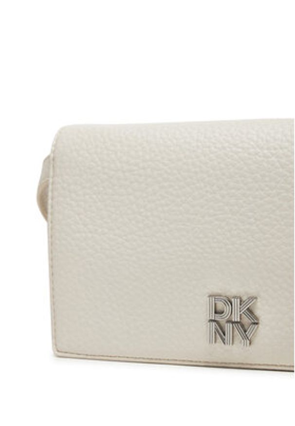 DKNY Torebka R445AH95 Szary. Kolor: szary. Materiał: skórzane